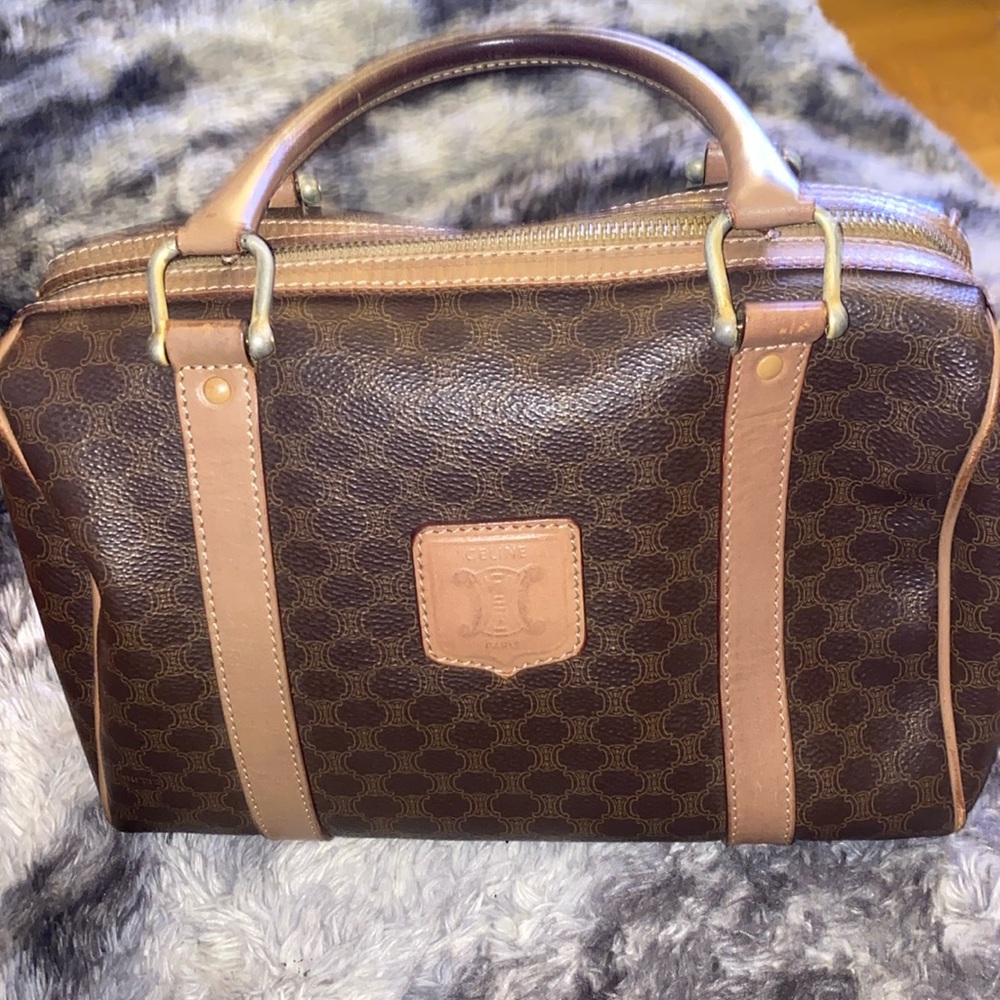 Vintage Celine Boston Satchel